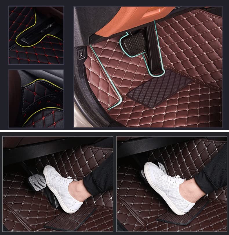 Tapis de sol pour Accord X (2018-2020) | Version LHD 3 pièces rouge