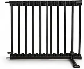 Grade Modular para Piscina e Jardim segurança Infantil e Pet Alturas 60cm 80cm 100cm Espaçamento 5cm Entre Grades Segurança Externa Extensível e Resistente Grade de Proteção (Preto, 60cm Altura)