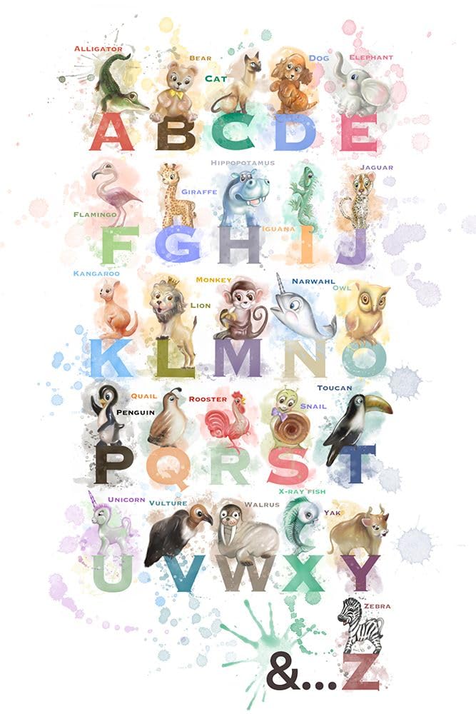 Kinder Alphabet 2 Posterdruck - Matthew Piotrowicz (24 x 36)