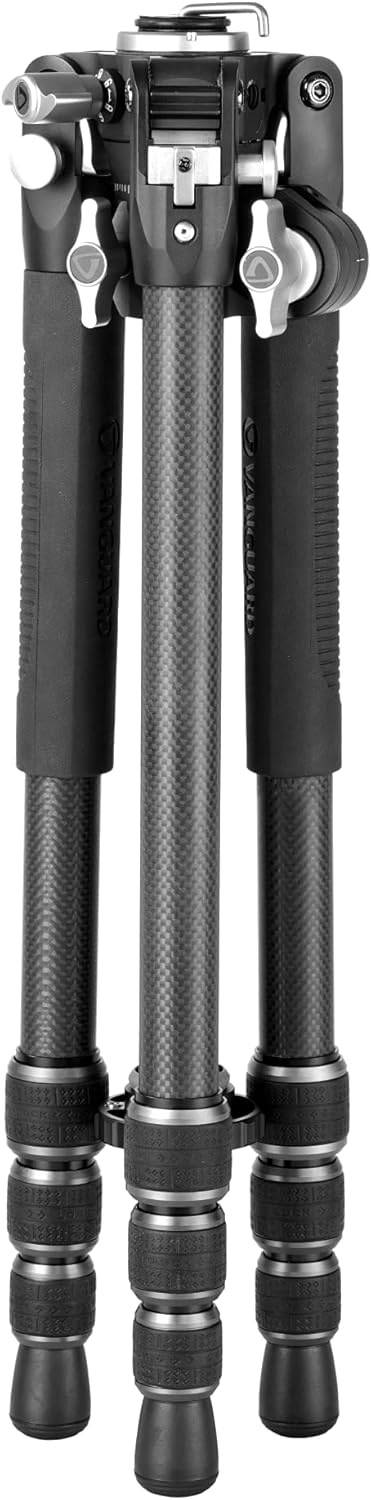 Vanguard VEO3T+ 264CT Carbon Fiber Travel Tripod with Multi-Angle Center Column for Overhead Shots