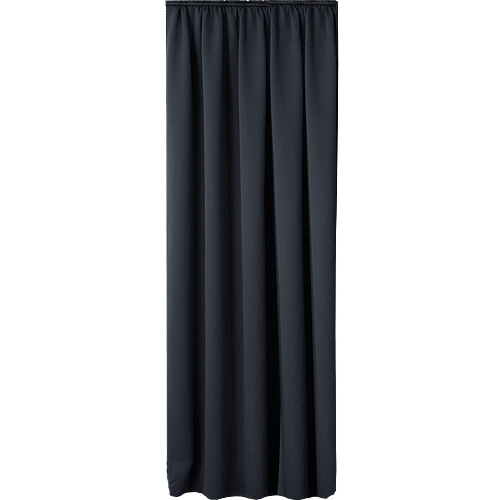 JEMIDI Cortina Opaca con Cinta - Visillo Opaco de Tela Gruesa con Cinta Fruncida para Ventana de salón Dormitorio - 140 x 245 cm / 245 x 300 cm