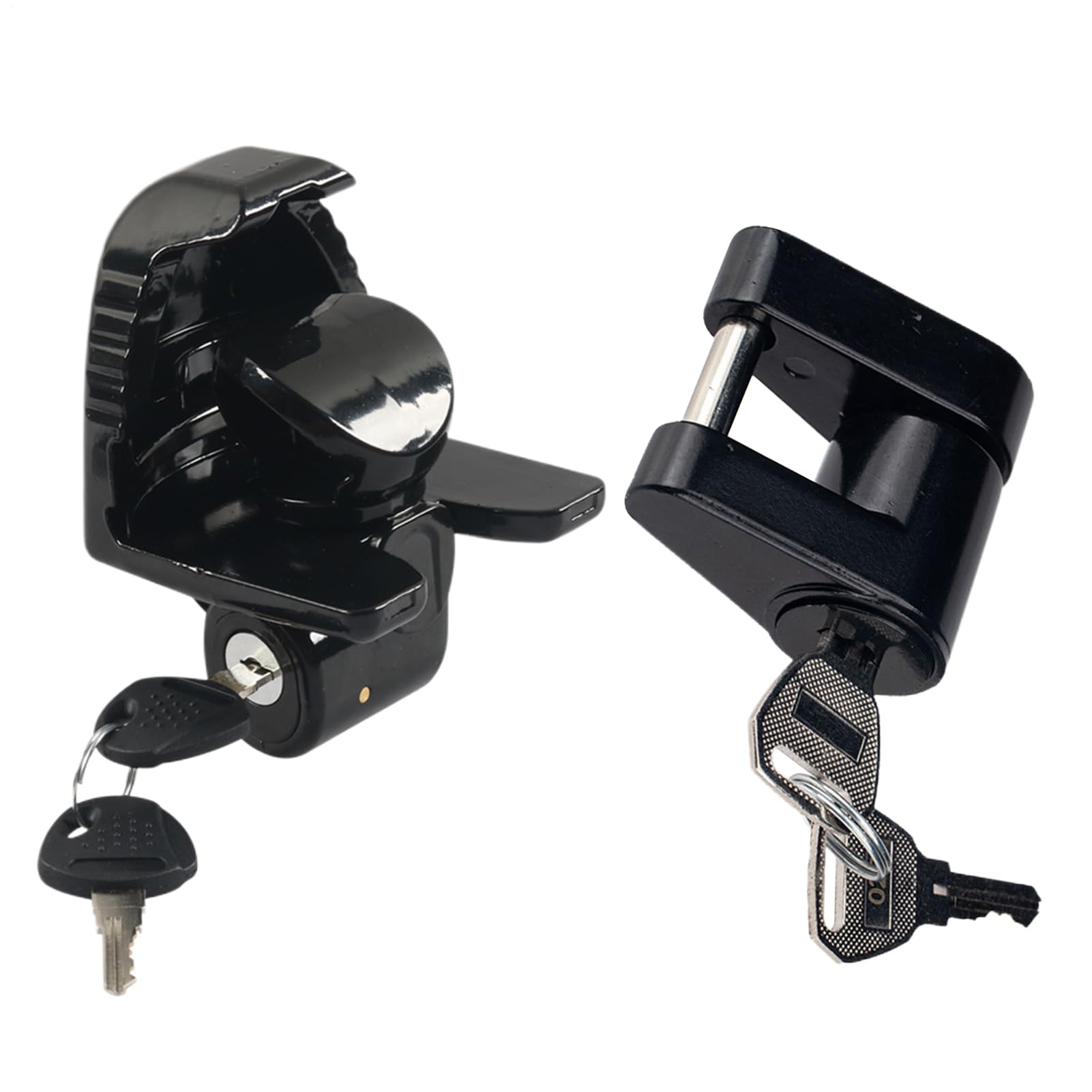 Kit de serrure pour attelage de remorque, ensemble de serrures pour boule de remorque, dispositif antivol renforcé pour bateaux, caravanes, bateaux, kayaks et voitures