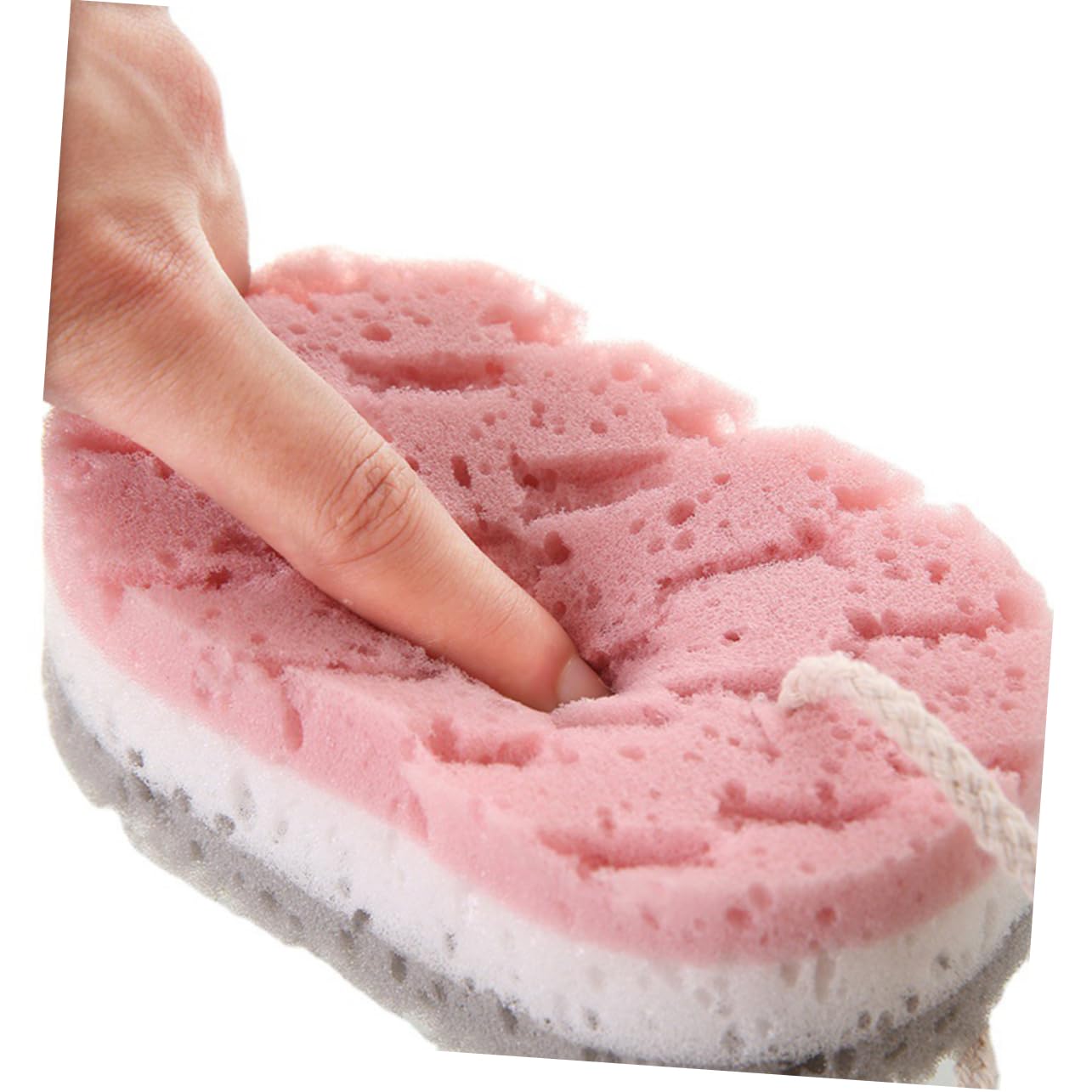 minkissy Juego de 3 Esponjas Exfoliantes para Y Baño Suaves Y Suaves para La Espalda para Navidad 4 Unidades X 3