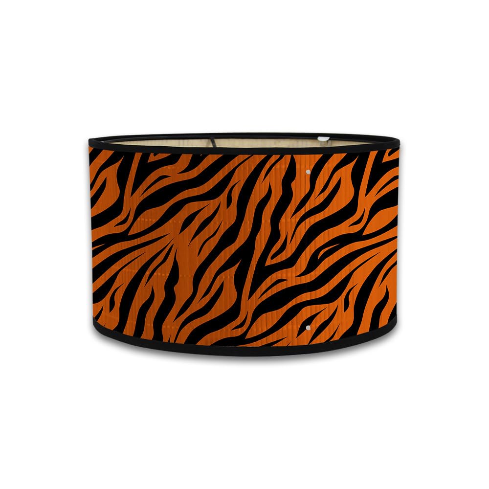 Morbuy Bamboo Lampshades Animal Patterns Round Lampshade for Table Lamps Ceiling Light Shades Pendant Lamp Shade Home Decorative for Wall Lamp, Bedside Lamp, Floor Lamp (Tiger)