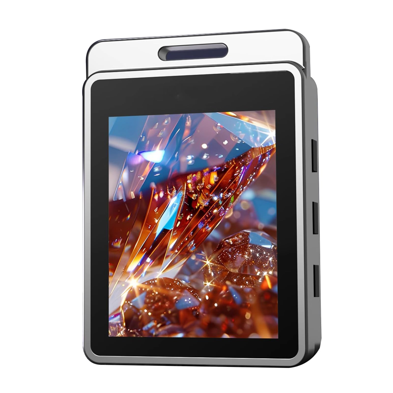 Mini Microscopio Inteligente, Microscopio Digital De Bolsillo, Lupa De 19x, con Luz LED Blanca/UV, Pantalla LCD De 2,4 Pulgadas, Compatible con Fotos, Conexión a PC, Recargable