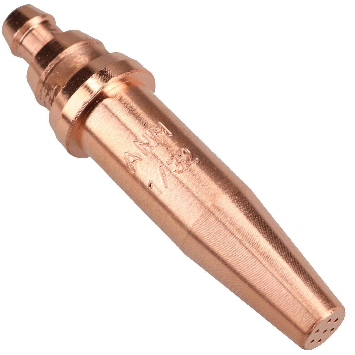 ANM Oxy Acetylene Gas Cutting Nozzle Tip Standard length 1/32