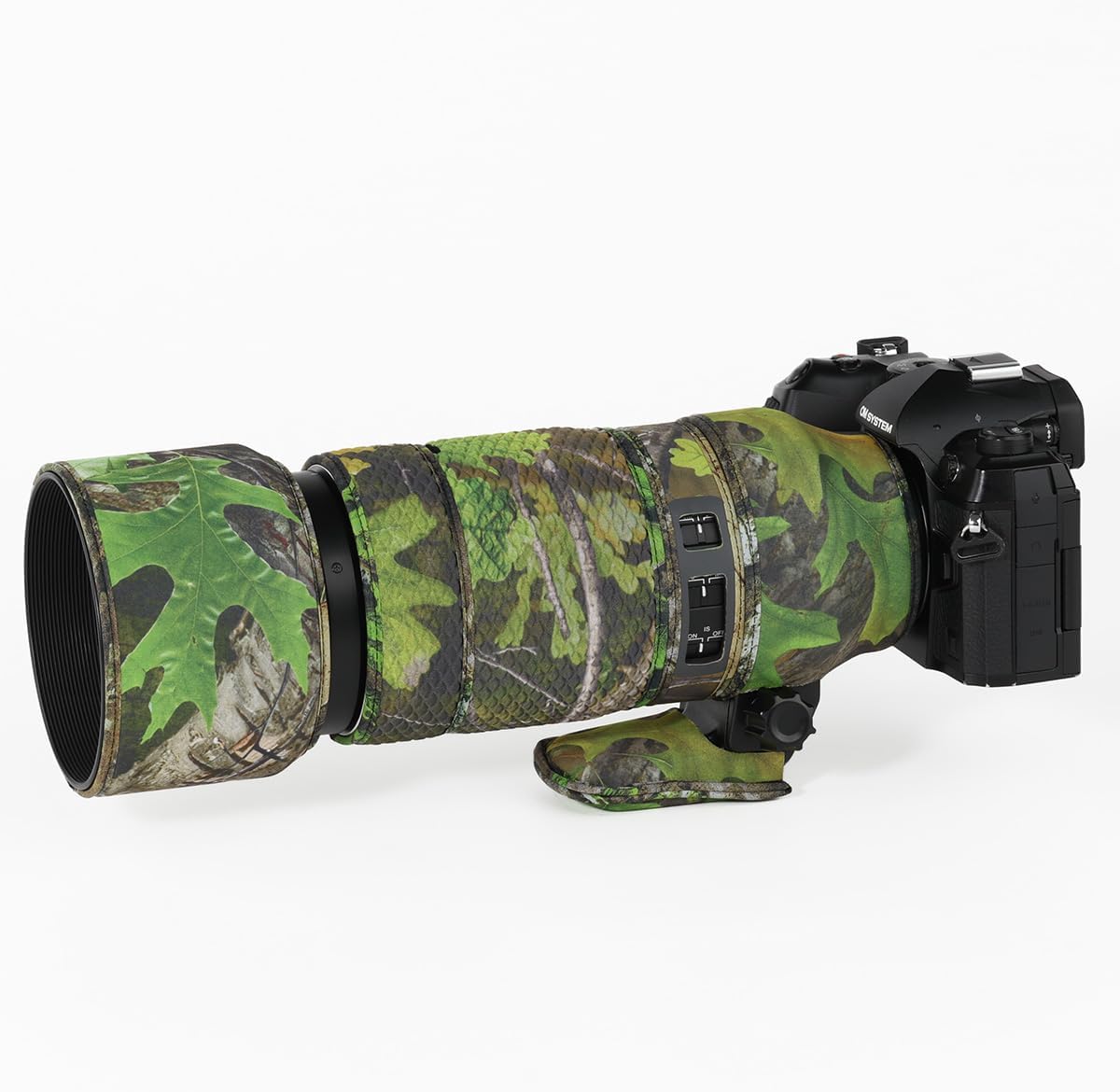CHASING BIRDS Lens Camouflage Waterproof Coat for Olympus M.ZUIKO Digital ED 50-200mm F2.8 is PRO Rainproof Lens Protective Cover Version IV (Digital Camouflage, with 1.4X TC (MC-14))