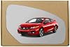 GAPlus Replacement Wing Mirror Glass Compatible with Honda Civic IX 2012-2017 Convex Right Driver Off Side