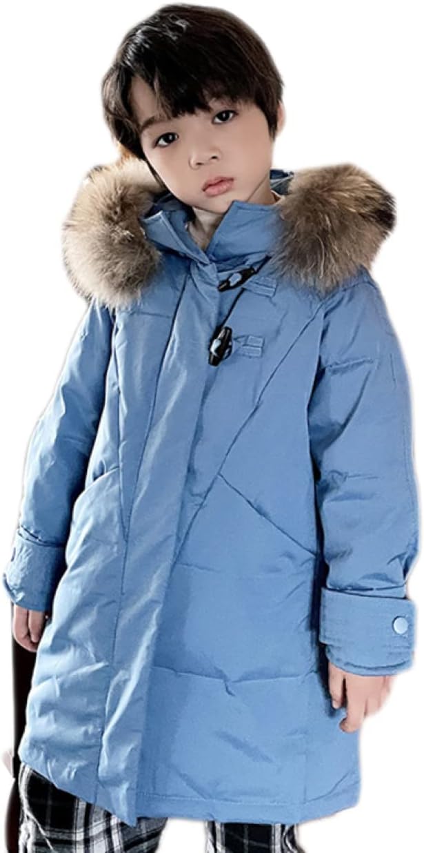 [ZWYM] ダウンコート ダウンジャケット キッズ アウター 子供 コート 男の子 女の子 冬服 ファーフード付きコート 防寒 保