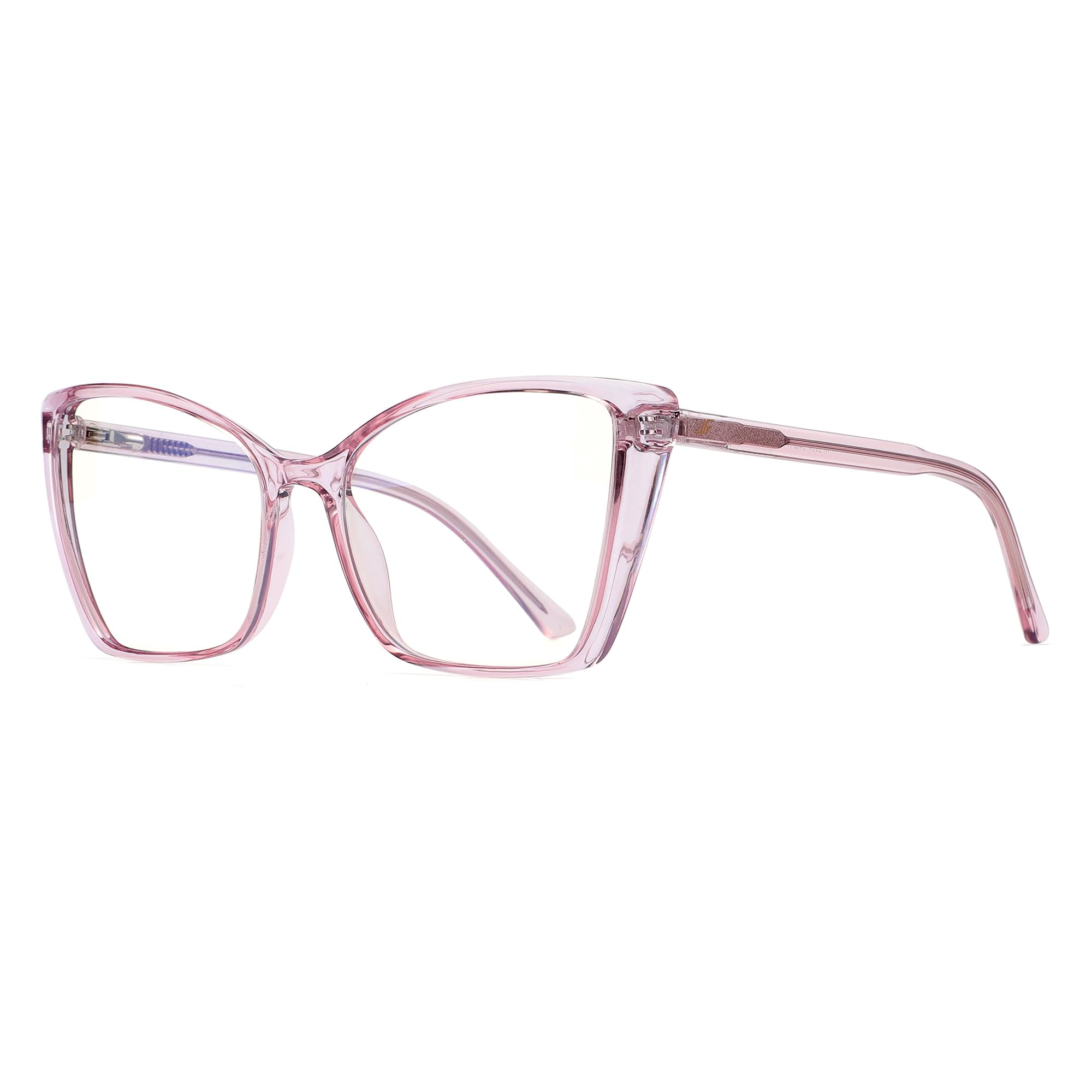 JFXQDR Oversized Cat Eye Blue Light Blocking Glasses for Women | UV400 Protection, Anti UV Glare & Screen Fatigue, TV Phone Gaming Computer Daily Use,