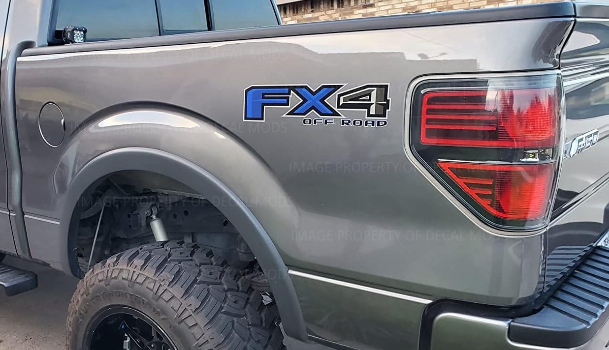 FX4 Off Road Decal Replacement Sticker for Ford F150 (2015-2020) Blue - FBLU [Set of 2]