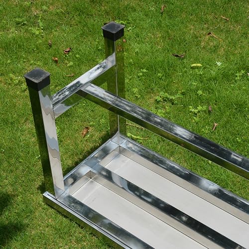 Banc de Jardin en Acier Inoxydable 304 pour Parc et Extérieur