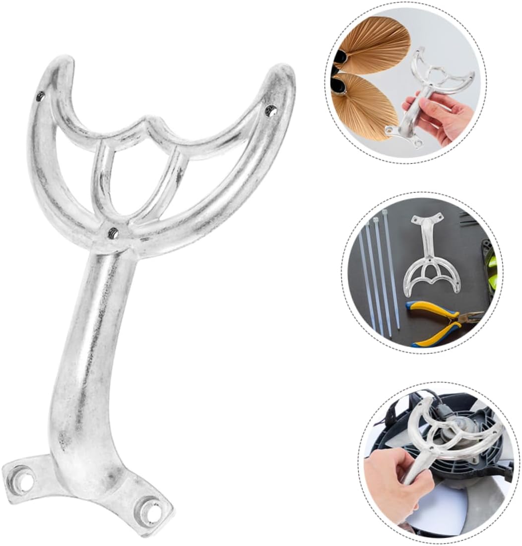 jojofuny 5pcs Ceiling Fan Arms Replacement Sturdy Alloy Support for Fan Blades Easy Installation Compatible Various Models Quiet and Performance
