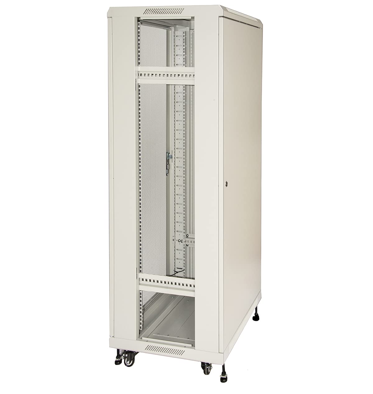 Szafka Rack 19" 42U (A) 2055, (L) 600, (P) 800 Kolor Szary Drzwi