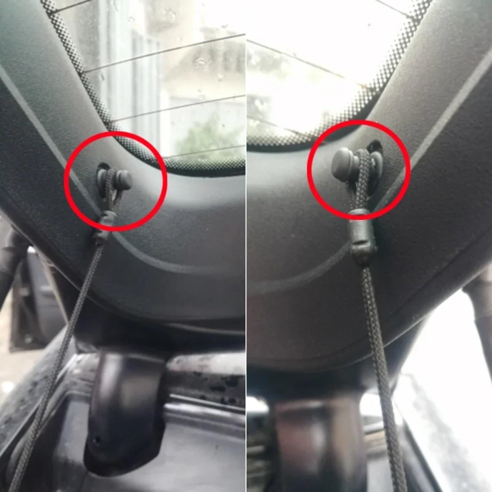 Cordon de Plage arrière pour Audi A3 8P (2003-2012) et A3 8V (2013-2020), pour avec Clip de Fixation pivotant
