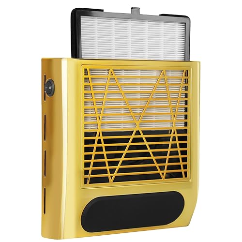 CoFashion - Colector de polvo de succión de uñas, colector de polvo de uñas de 80 W para uñas acrílicas, extractor profesional de polvo de uñas,