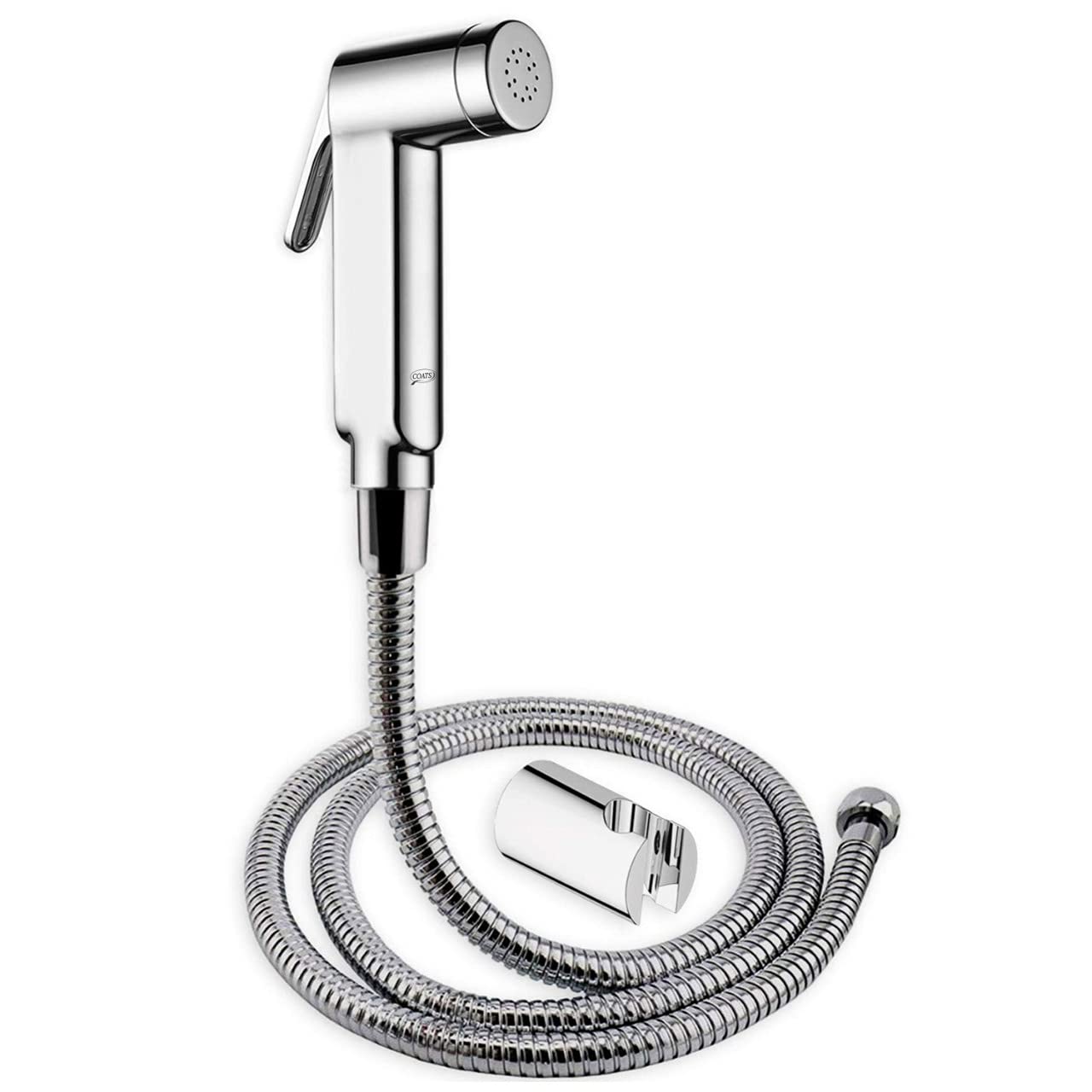 COATS Coats Health Faucet ABS with Rubbit Cleaning System 1.2m Long PVC Flexible Tube/Pipe and ABS Wall Hook for washroom (with Gun, Pipe and Wall Hook) (B08DJ76KZT) Amazon Price History, Amazon Price Tracker