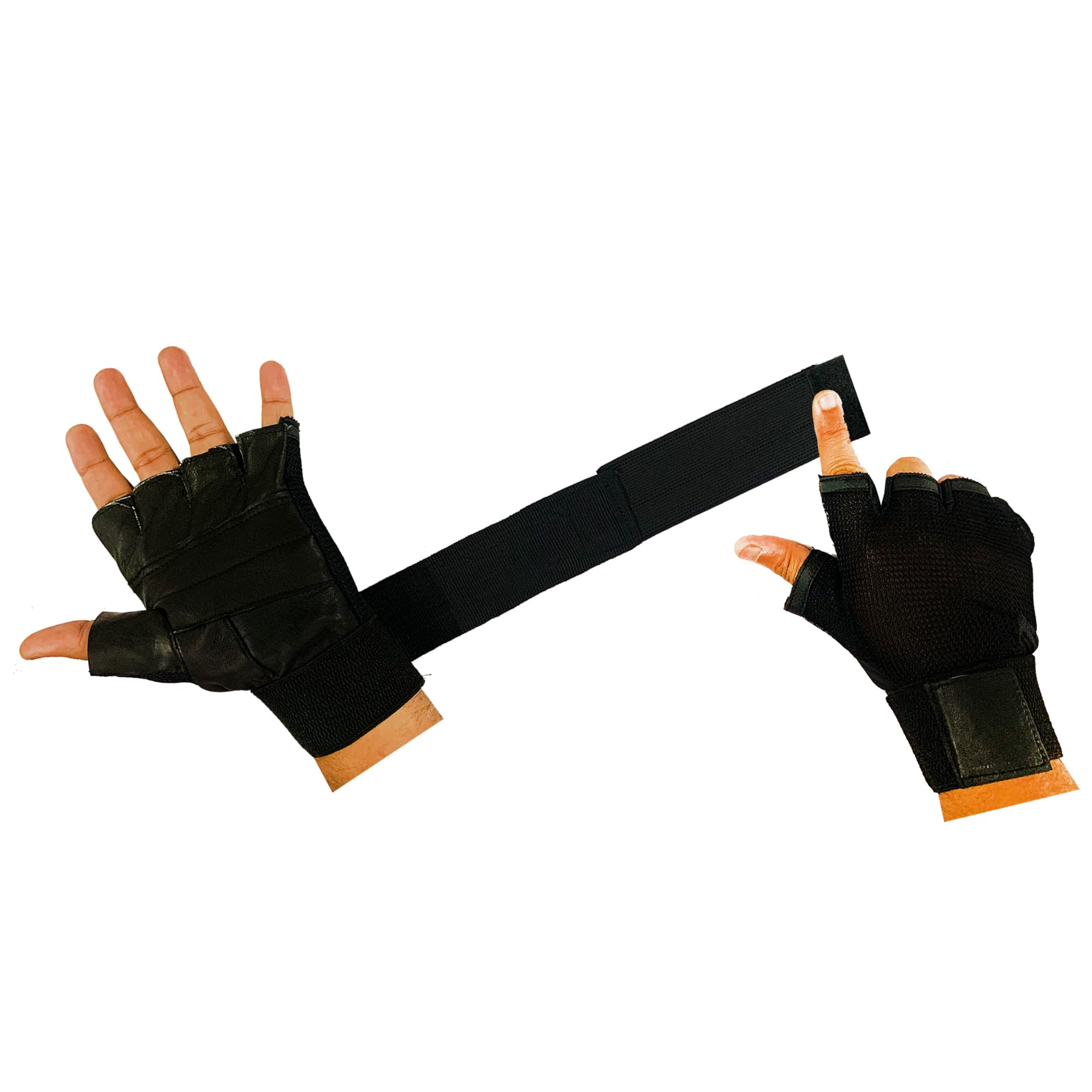 TRUE INDIAN Sports Glove for Men&Women, Gloves Gym Workout, Gym Accessories Men, Gym Gloves Men Workout, Sport Glove, Fitness Gloves, Hand Glove Gym Men, Grip Gloves, Exercise Gloves (2 in 1 Black)-picture-28