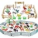BESTYY Giocattolo Modello Animale 82 Animali della Giungla per Bambini Imparare Playset educativo Bomboniere Riempitrici per Borse Regali per Ragazzi e Ragazze