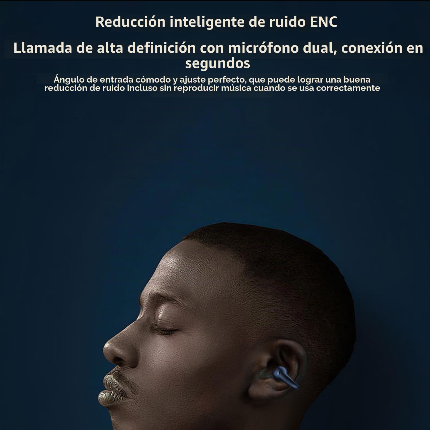 Auriculares inalámbricos Abiertos Auriculares Bluetooth Clip Mini Caja de Carga de Auriculares Auriculares Auriculares de conducción ósea Deportiva para ejercitar la conducción y Caminar