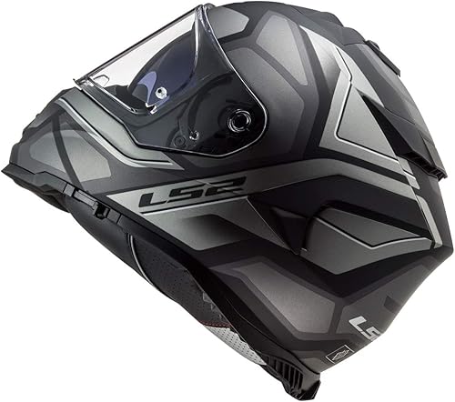 Miniatura 4 de LS2 Helmets Assault - Casco integral para motocicleta con visera solar