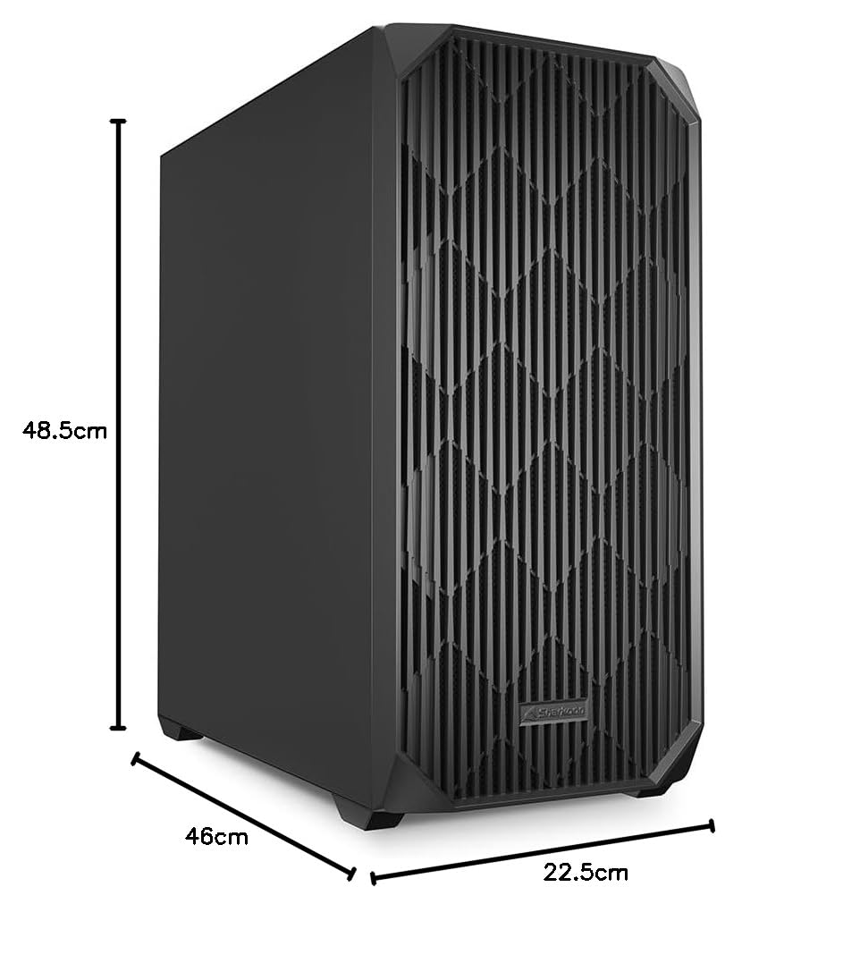 Sharkoon AK3 Black, ATX obudowa PC