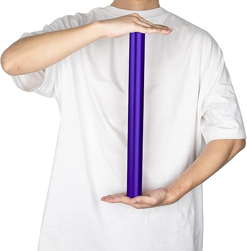 Miniatura 4 de RUSPEPA Papel de regalo metálico morado oscuro, papel mate de color liso, perfecto para bodas, cumpleaños, Navidad, baby shower, 17.5 pulgadas x