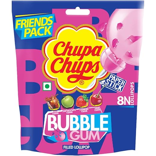 Gum-Filled Lollipop Cherry 88g
