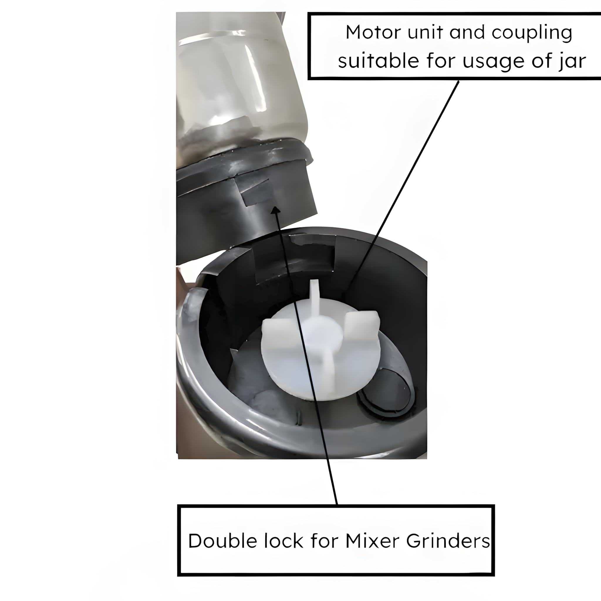 Stainless Steel Mixer Grinder Jar - 400ml -2 Stainless Steel Mixer Grinder Jar - 400ml -2