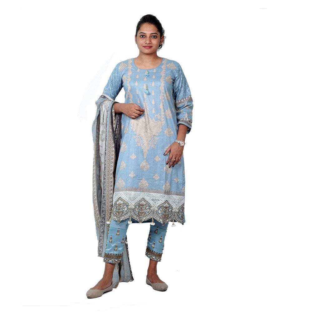 GenericAL MAYASA Maria B Winter Collection Cambric Replica Stitched 3 Pcs Suit Pakistani Suits