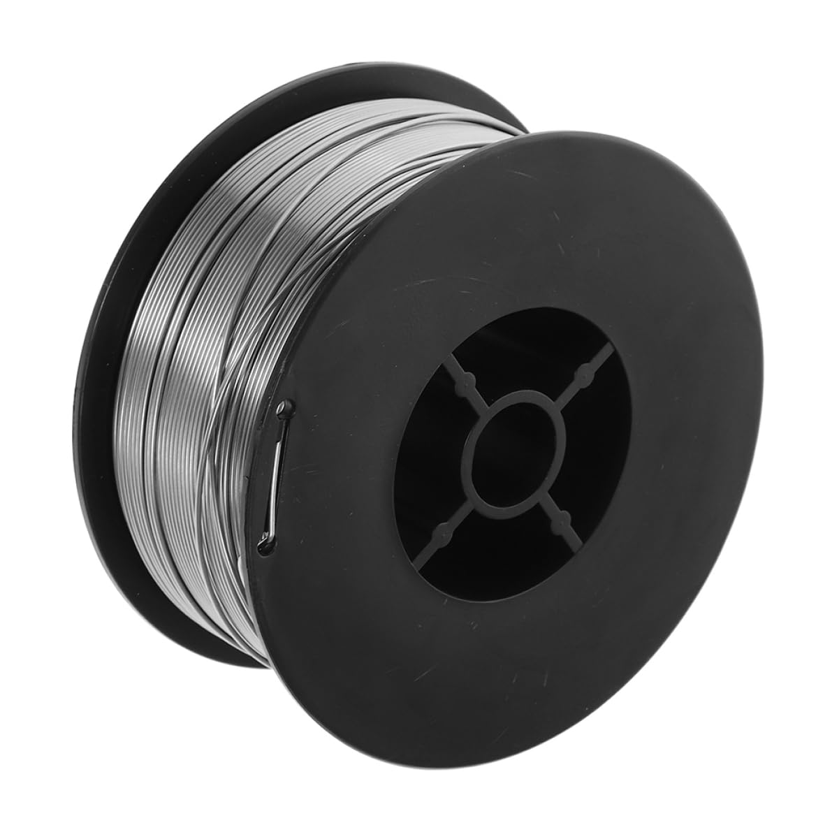 GLEAVI Filo per Saldatura Senza Gas in Acciaio al Carbonio 0.8mm | Bobina Argento 1kg, Versatile per Diversi Progetti e Lavori di Saldatura