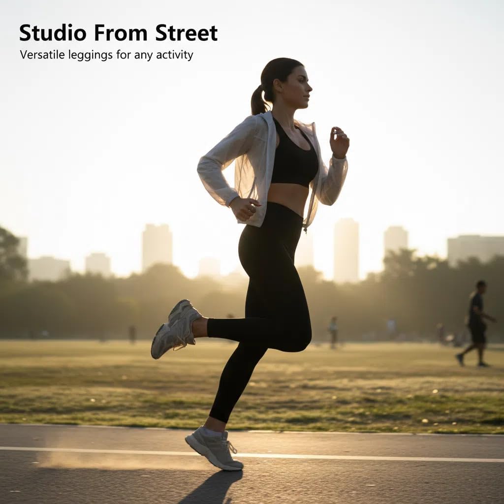 KINLONSAIR Women's High Waisted Athletic Leggings Ribbed Seamless Workout Exercise Skinny Fit Yoga Pants - Image 5