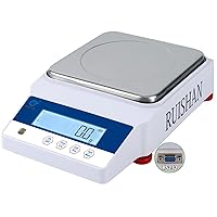 Vista 1 de Escala de equilibrio de laboratorio de precisión de 22.0 lbs x 0.00 oz, escala de grano/gramo, báscula científica, báscula calibrada, pesaje