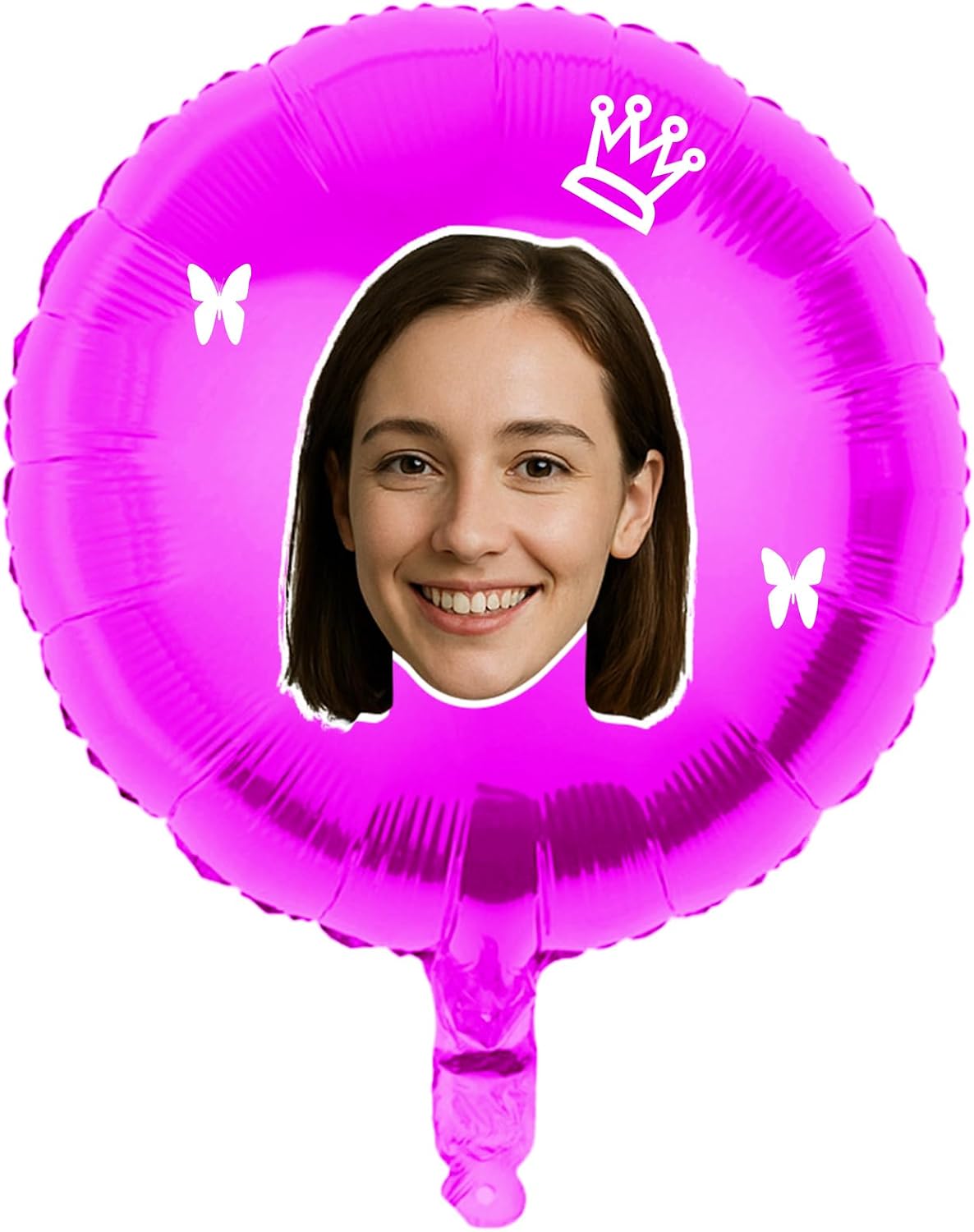 20 Pcs Custom Balloons with Picture,18 inch Full Color Personalized Mylar Balloon with Complex Logos, Landscape & Family Photos (Dad, Mom, Pets)