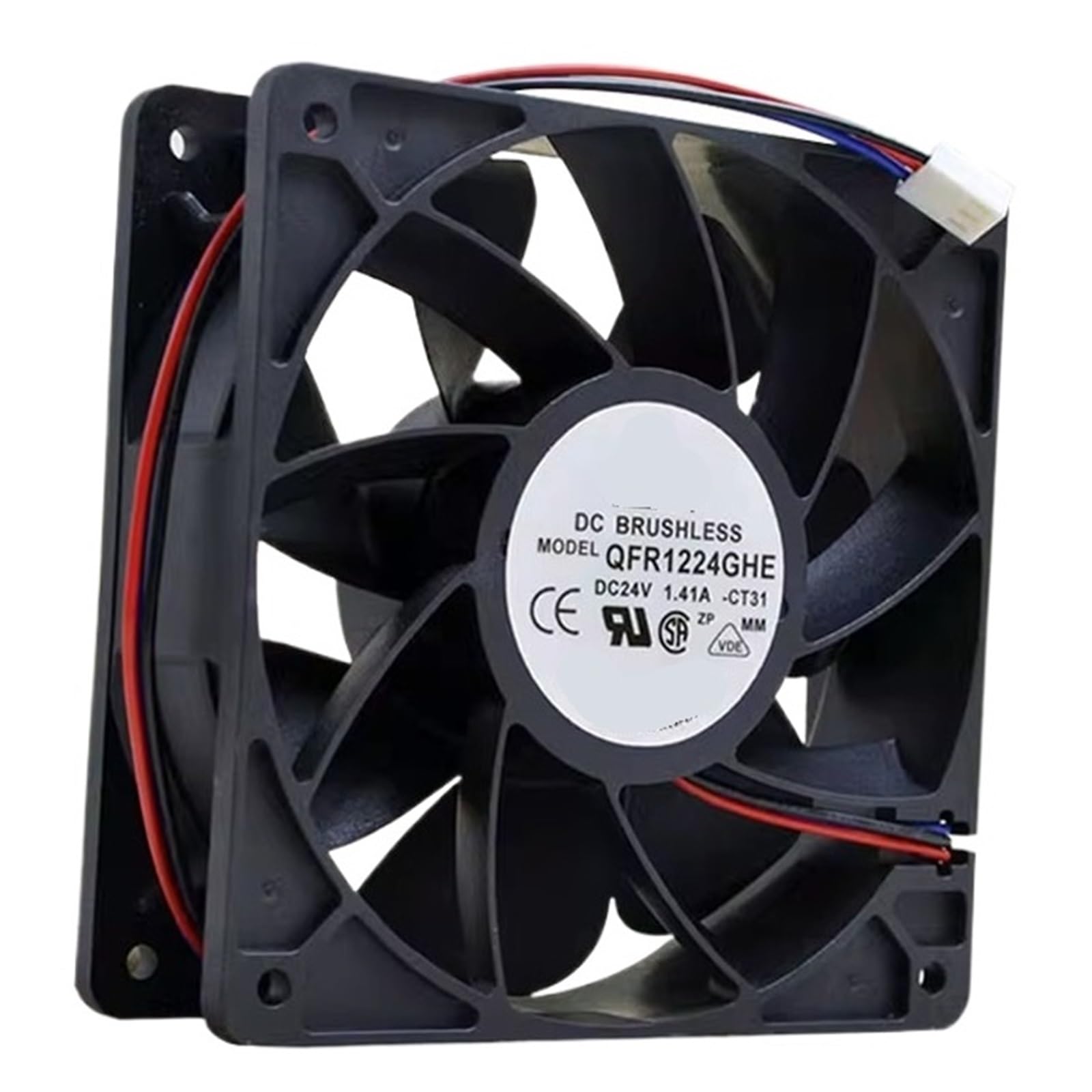 LZIKKGKI QFR1224GHE 24V 1.41A 12038 120 * 120 * 38mm 12cm COOLING FAN