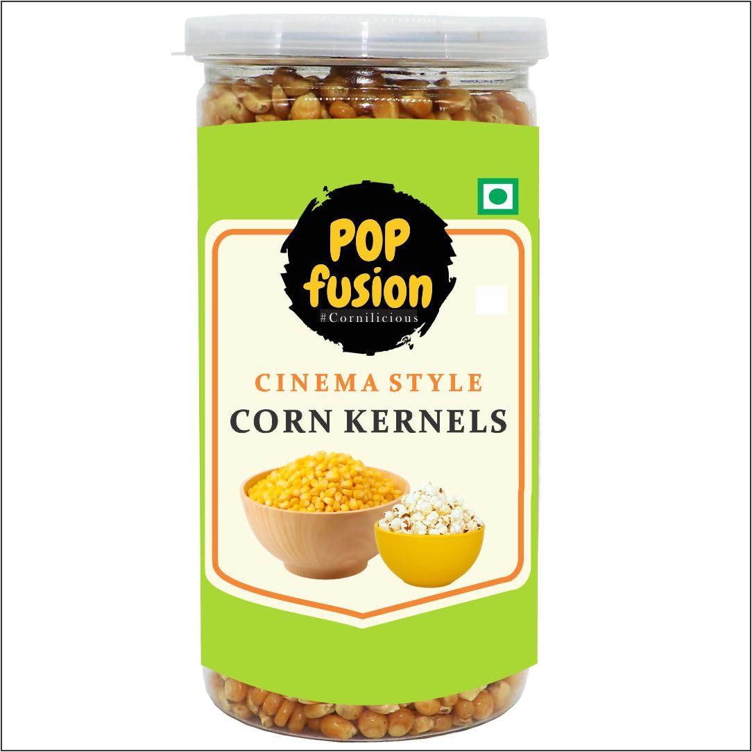 Popfusion Kernel Seeds 350g | Big Size Gourmet Pop Corn Kernels Imported | High Expansion | A Grade Makkai Popcorn-picture-14