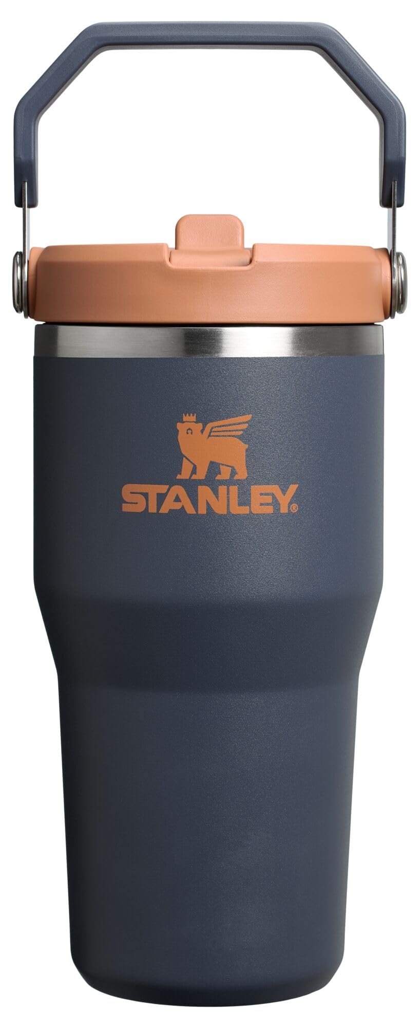 Stanley IceFlow 2.0 Flip Straw Tumbler with Handle 20 oz | Twist On Lid and Flip Up Straw | Leakproof Water Bottle | Insulated Stainless Steel | BPA-Free | Twilight
