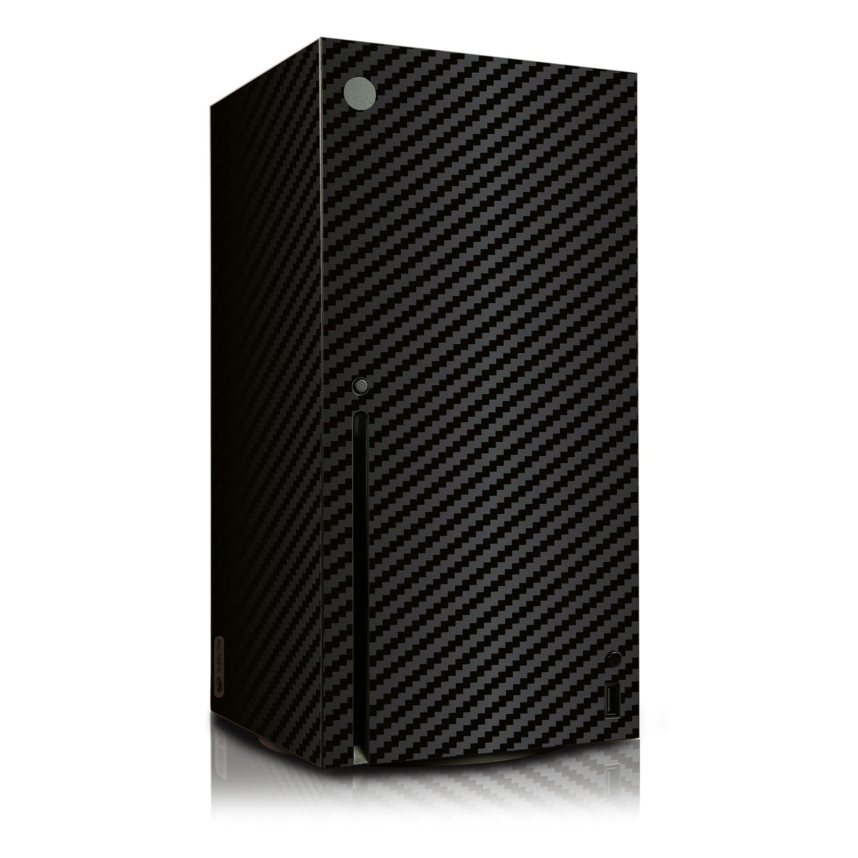 Film de protection autocollant pour console de jeux Vinyle Skin Cover anti-rayures Design Housse autocollante adaptée R139 (X, 45,7 cm Carbone Noir)