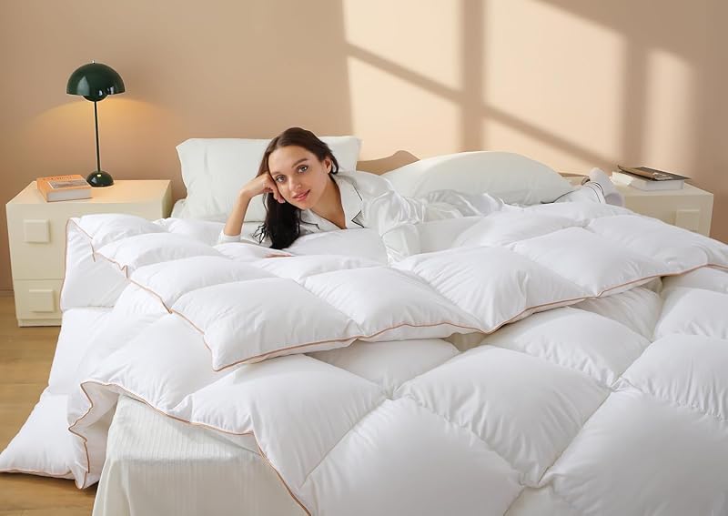 Down Comforter King Size just $59.99 at Amazon