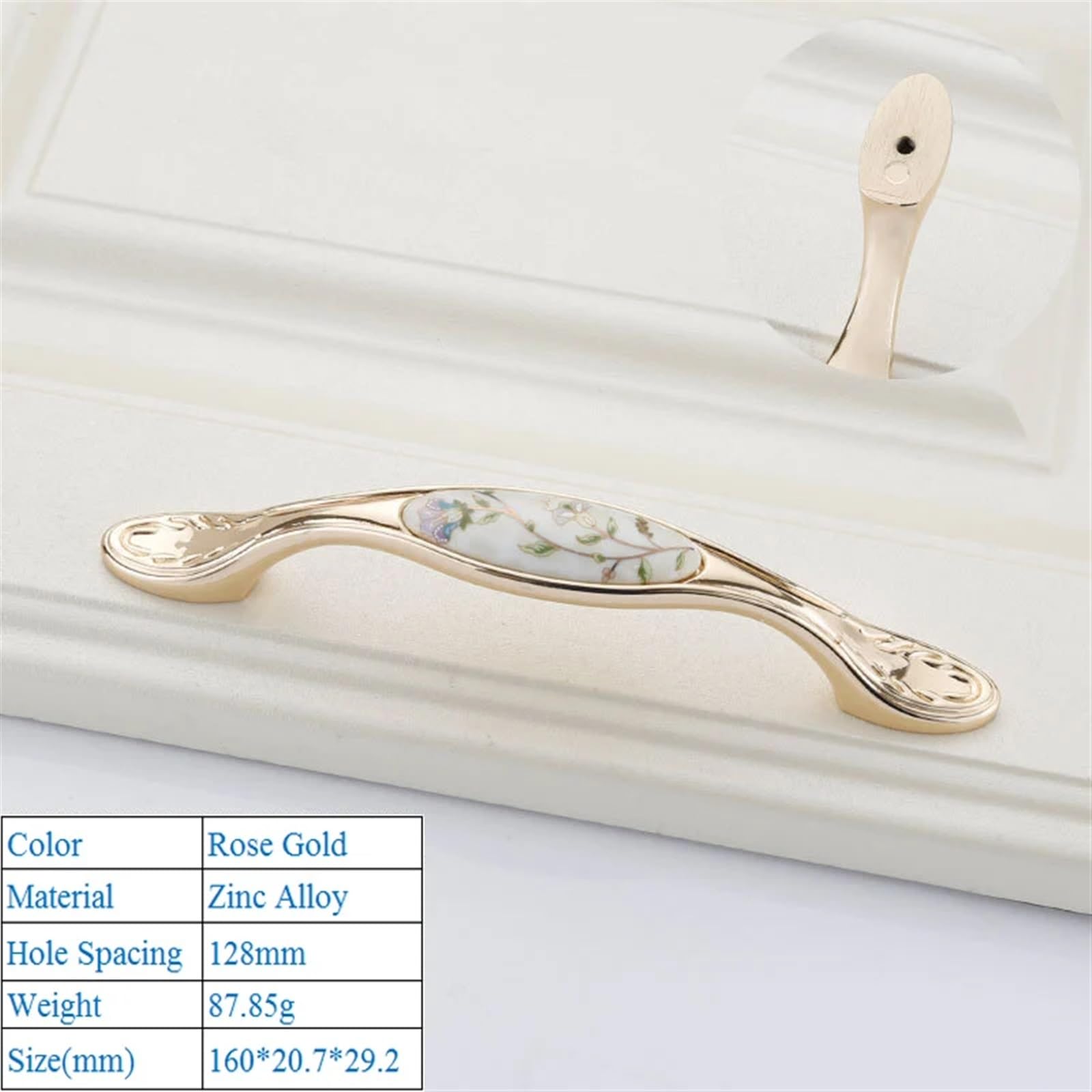DFLPBHAV Furniture Cabinet Door Handle Cabinet Closet Interior Door Handle 1Pcs(6178-128mm)