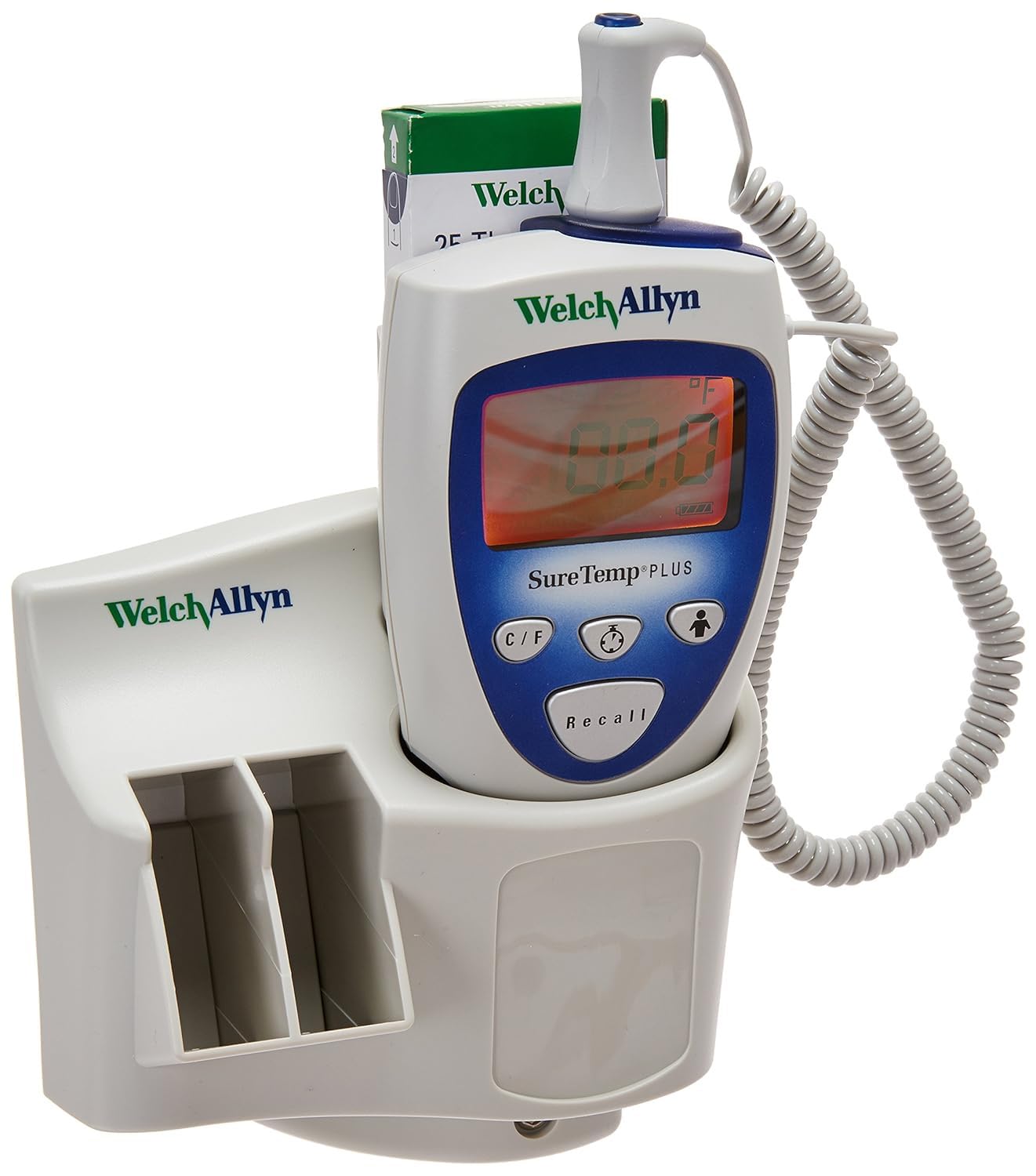 01692-200 SureTemp Plus 692 Electronic Thermometer with Wall Mount, Security System with ID Location Field, 4' Cord and Oral Probe with Probe Well_Pack of 5-picture-10