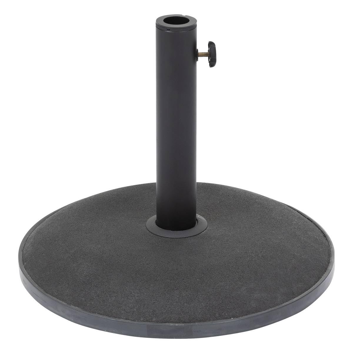Hespéride - Soporte de sombrilla Redondo Negro - 15 kg