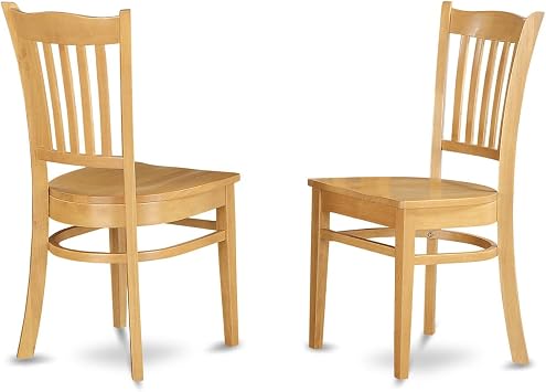 HomeStock Oval Dinette Table Set - Kitchen Dining Room Table with Chairs - Cottage Style Furniture