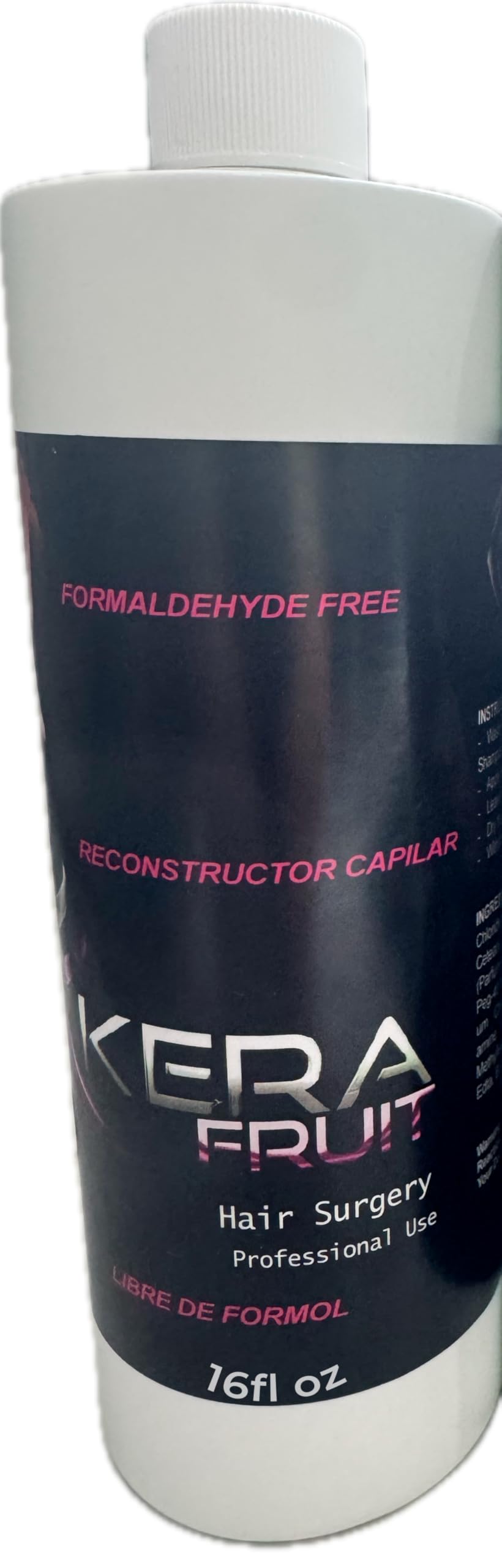 Cirugia Capilar Para el Cabello Libre de Formol 16oz - Antifrizz Deep Hydratation - Repair Hair Treatment - Professional Results - Formaldehyde Free - keratin Treatment.