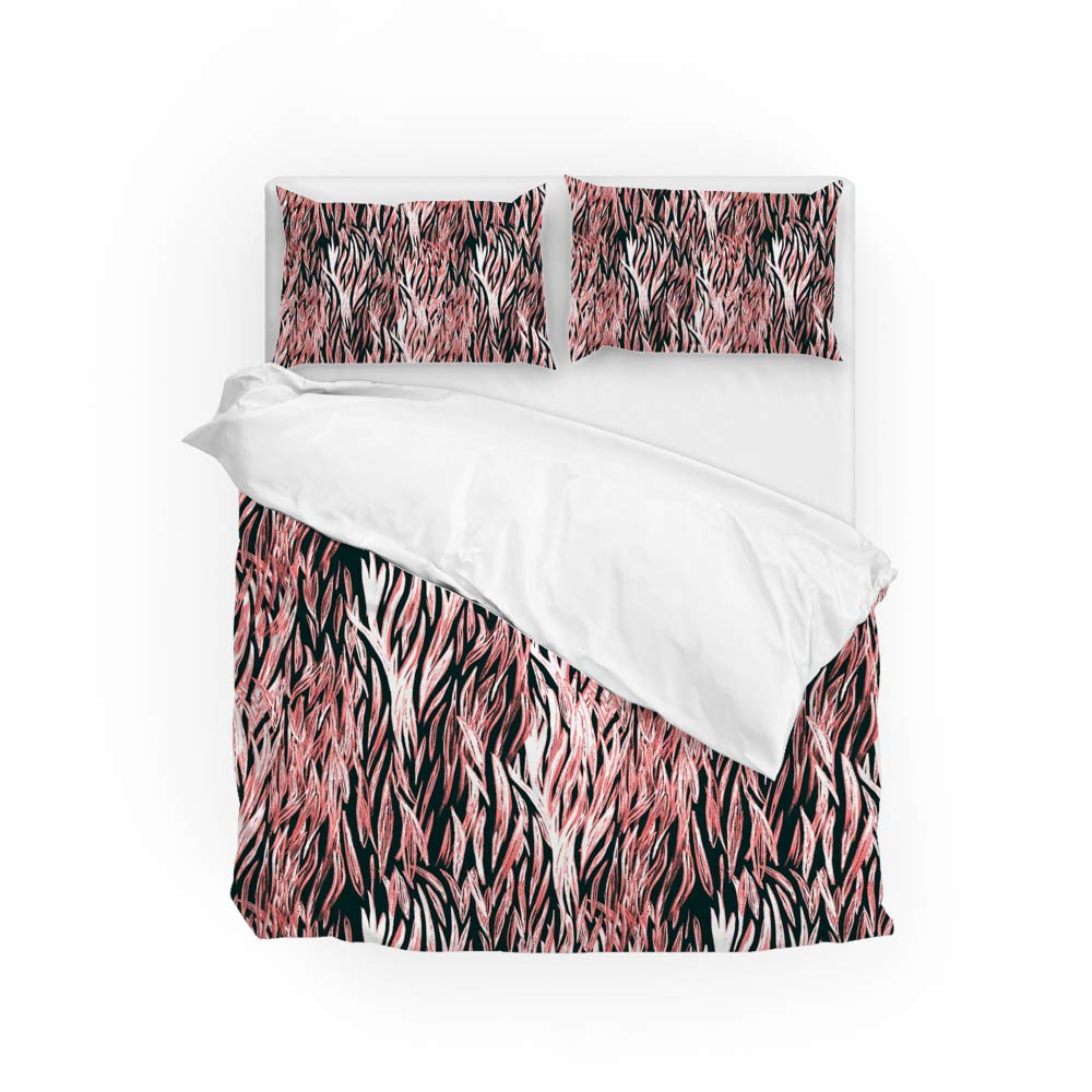 Housse de couette zèbre lit King avec taies d'oreiller ultra douce