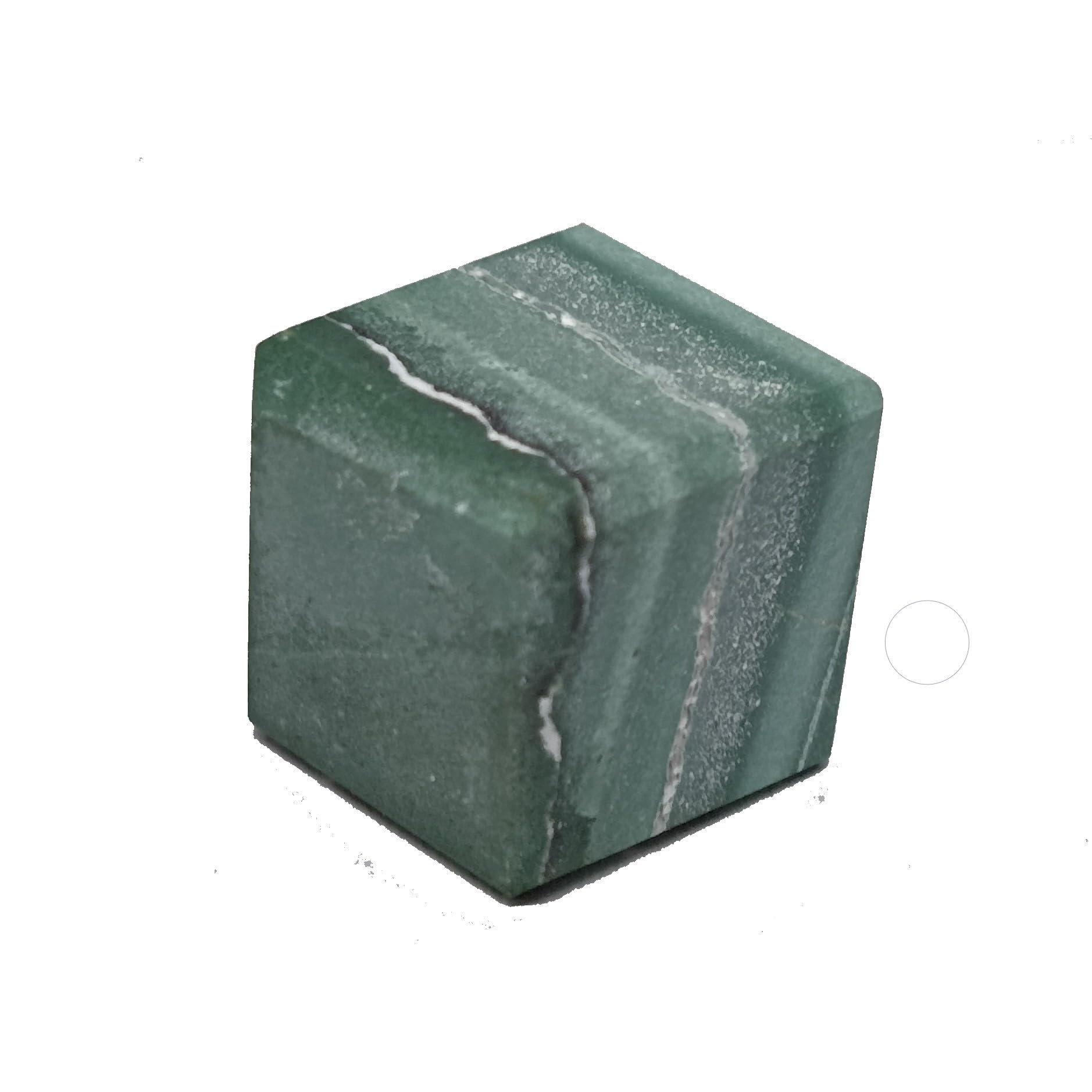 Crystal Green Zebra Jasper Mini Cube Stone cube crystal healing Cub healing stone 15-20 MM-image-7