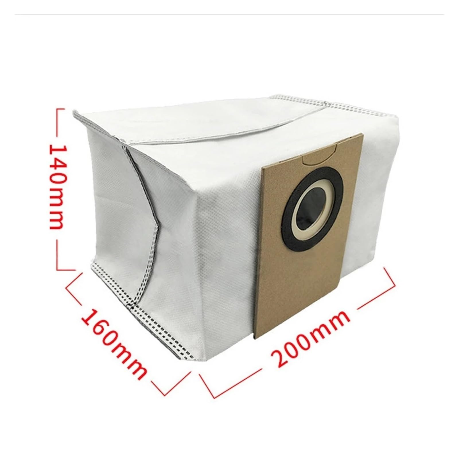 Kompatybilny z VIOMI Kompatybilny z Alpha 2 Pro / VXVC15 Kompatybilny z Eagle 2 Robot Odkurzacz Worki na kurz o dużej pojemności Akcesoria Worek na kurz z włókniny(6pcs)