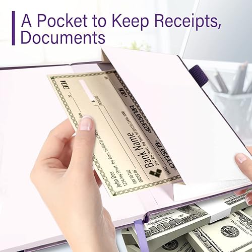 Miniatura 4 de Registros de cheques para chequera personal, registro Blugool de cheques con registros de cheques y transacciones, libro de registro de contabilidad