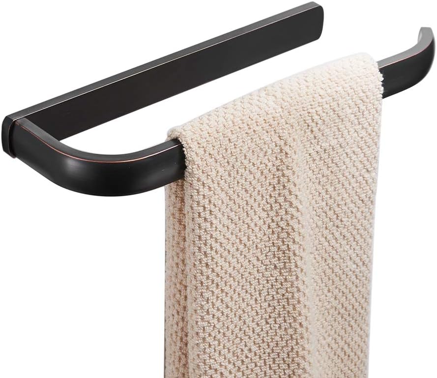 Oil Rubbed Bronze Wall Mounted Brass Towel Bar