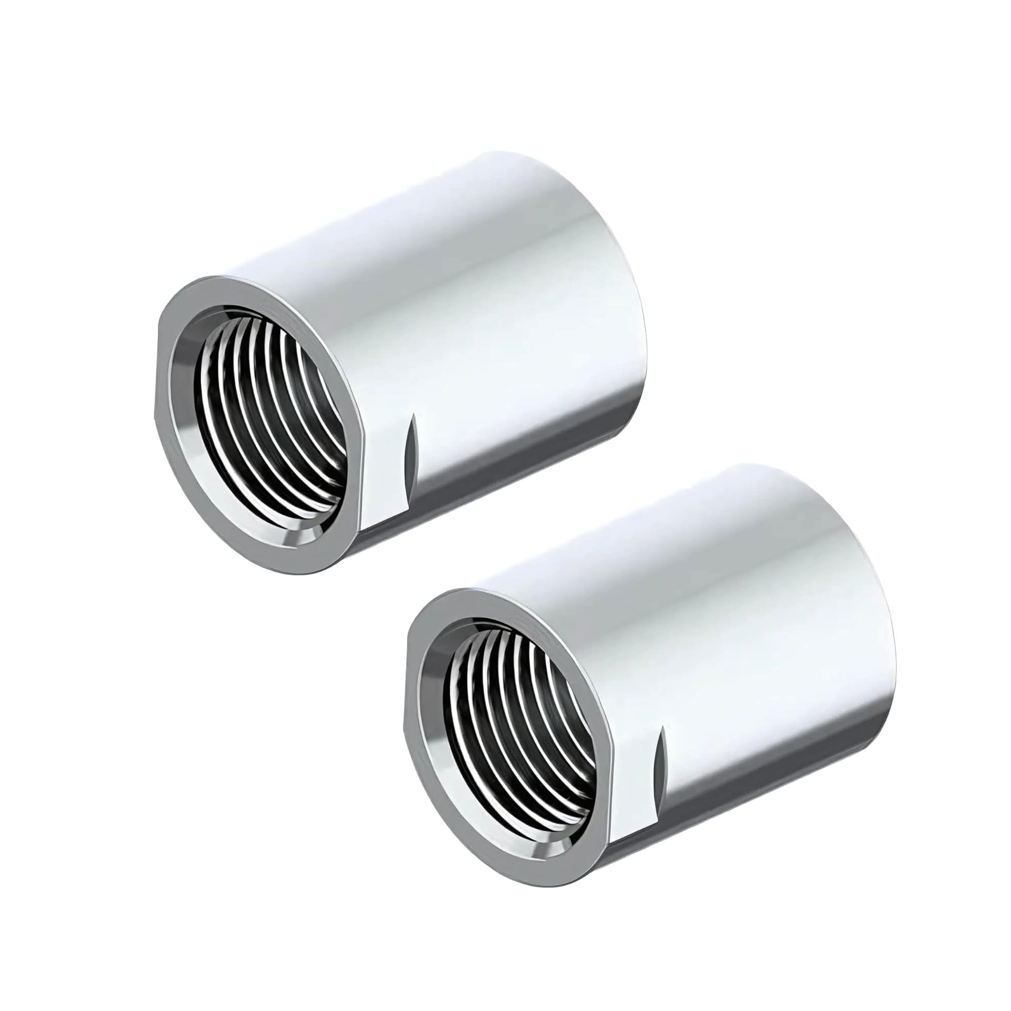 Brass Socket Connector for Pipe Fittings (1/2" Inch X 1/2" Inch) Multipurpose CP Jointer 1/2 inch (Pack of 2)-image-34